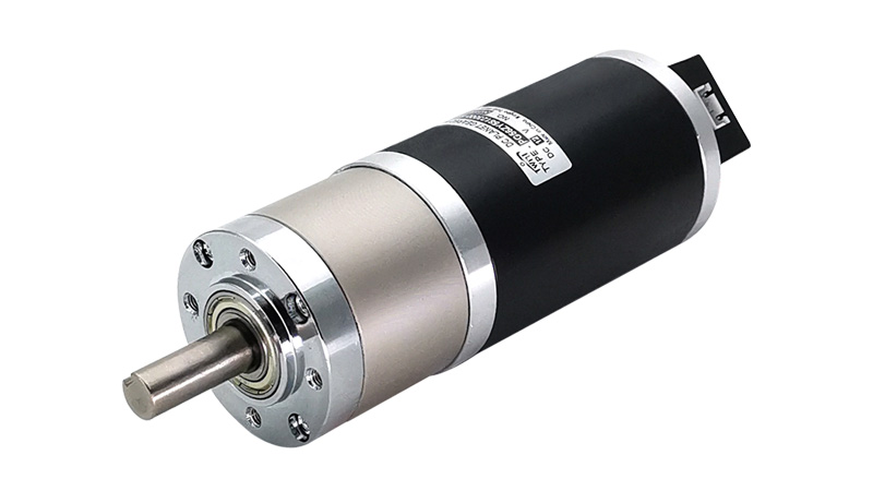 56mm 12V dc gear motor low rpm with encoder